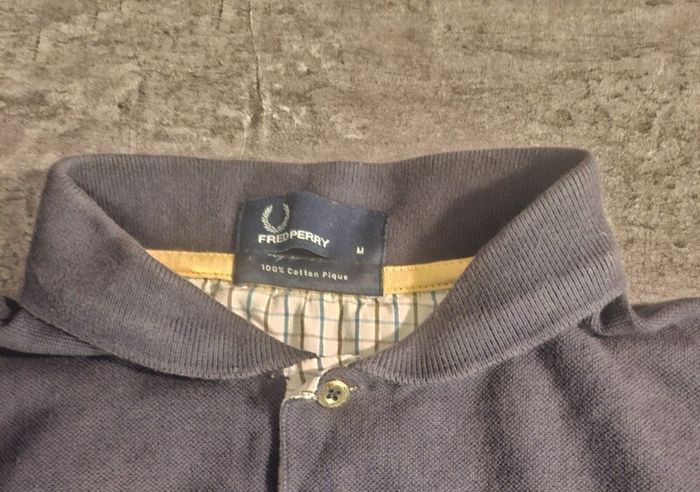 Rare Vintage 2009 Fred Perry x size? Blank Canvas Polo Shirt Mens M Navy