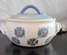 Suzanne May Pottery Casserole Dish Irish Studio Pottery Dublin Lidded