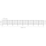 Garden Fence with Spear Top Steel 10.2x1.2 m Black Image 5