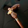 Unique Handmade Walking Stick, Deer Handle, Never Used Image 3