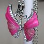 Necklace with Enamel Butterfly Pendant Image 2