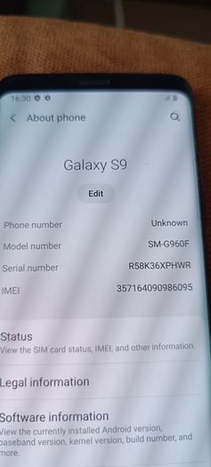 Samsung Galaxy S9 vodafone leixlip area