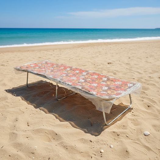 original vintage mid century sunbed