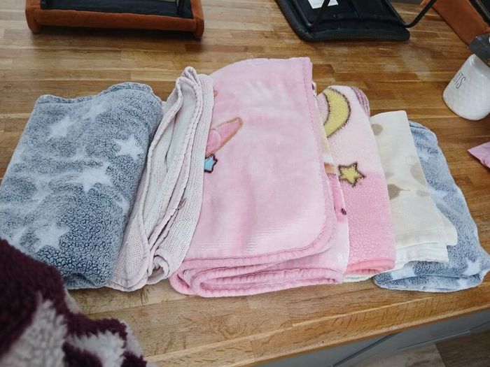 Selection of baby blankets