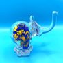 Vintage Murano Style Art Glass Elephant Paperweight Image 9