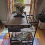 Drinks Trolley with Removable Serving Tray and Wine Rack Image 5