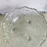 Vintage from the 1940s Brilliant Vintage Footed Cut Glass Bowl. Large Crystal Dish Floral Design Throughout Image 5