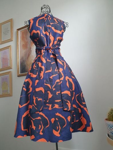 Hobbs Linen Dress Size Uk 12