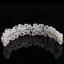 New Elegant Pearl Crystal Flower Wedding Headpieces, Bridal Hair Vine Accessories Image 5