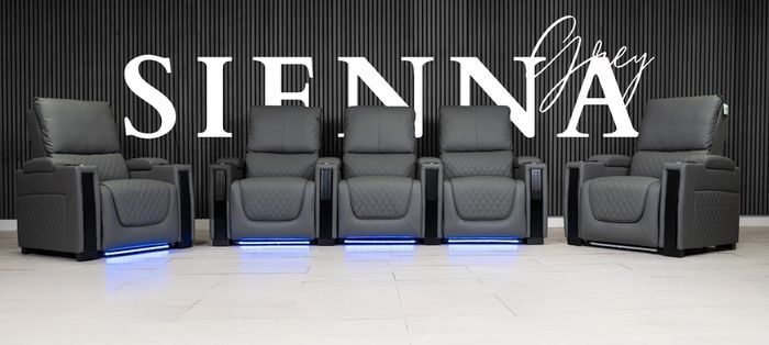 Sienna 3+1+1 Electric Leather Recliner Sofa Set