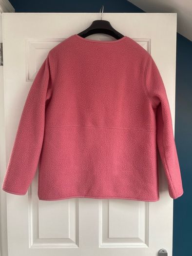 M&S Pink Fleece Jacket Size Medium