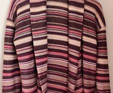 Ladies Linen Striped Cardigan by Ralph Lauren