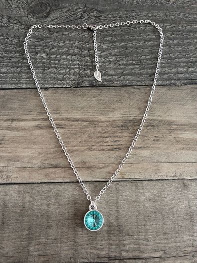 Silver Plated Crystal Necklace