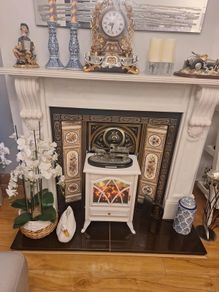 vintage fire place