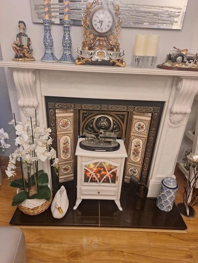 vintage fire place
