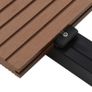 WPC Solid Decking Boards with Accessories 30m(sqr) 2.2m Light Brown Image 5