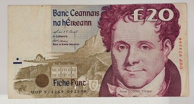 Ireland 1998 20 Pounds Banknote Note Daniel O'Connell