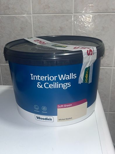 20 Litres of interior paint - Wicker Basket