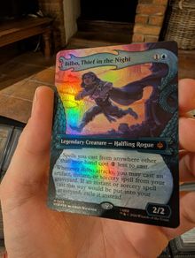 Bilbo Thief in The Night foil The Hobbit Magic The Gathering