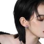 Rebel Studio Purple and Pink Diamante Earring Image 2