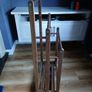Dark Wooden towel rack bought off amazon Image 2