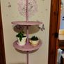 Multi Purpose Stand Plant Stand  Pink Image 2