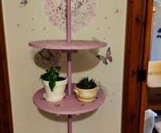 Multi Purpose Stand Plant Stand  Pink