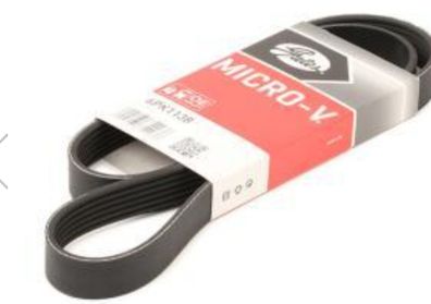 GATES 6PK1138 V-ribbed belt