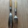 Antique Master Fish Knife and Fork Serving Set Image 2