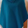 Beautiful Teal Poncho / Pull over Image 2