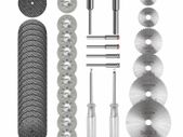 Diamond Cutting Discs for Dremel Rotary Tool 36pcs, HSS Circular Saw Blades 6pcs,Resin Cutting Discs 20pcs,545 Diamond Cutting Wheel 10pcs with 2 Screwdrivers