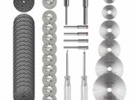 main image for ad Diamond Cutting Discs for Dremel Rotary Tool 36pcs, HSS Circular Saw Blades 6pcs,Resin Cutting Discs 20pcs,545 Diamond Cutting Wheel 10pcs with 2 Screwdrivers