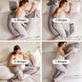 Bbhugme Pregnacy Pillow - Stone Image 4