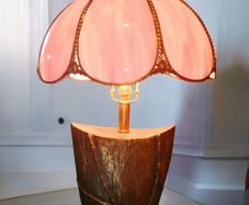 Stunning massive bronze lamp