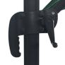Cantilever Umbrella with LED Lights and Aluminium Pole 400x300 cm Green Image 8