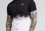 Siksilk Grandad Short Sleeve Fade Shirt