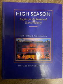 English for the hotel and hospitality tourist industry student bo