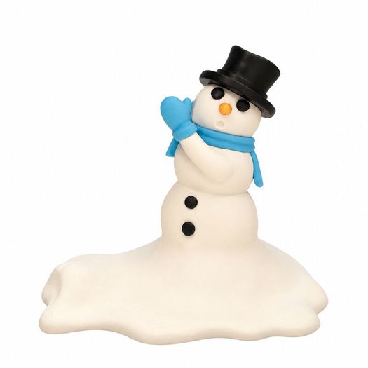 Snowman Wine Bottle Holder, Christmas Table Decoration 3D