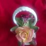 Vintage Basket of Flowers Bone China Ornament Image 2