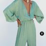 Zara Full Length Wrinkle Effect Jumpsuit Image 10