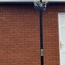 Portable Basketball Stand- Adjustable. stored in garage when not in use. In Very Good Condition. Image 7