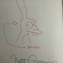Matt Groening SIGNED Simpsons 'Life in Hell' Book Image 7