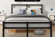 King Bed Frame with Headboard