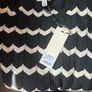 Love & Roses Black Short Sleeve Chevron Knitted Top Image 2