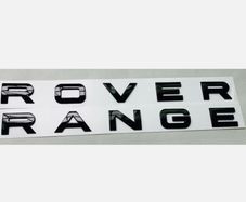 Range Rover Lettering boot badge gloss black