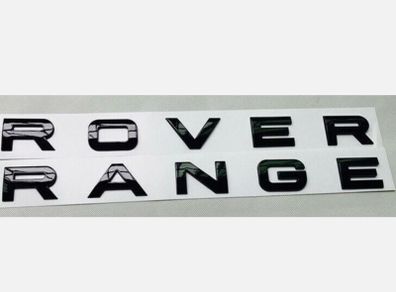 Range Rover Lettering boot badge gloss black