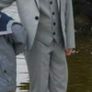 Boys beautiful grey tapered suit shoes belt shirt etc. Image 2