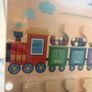 Kids toy train design magnetic colour counting and sorting game Image 3