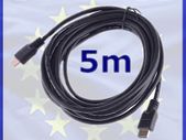 5M Premium HDMI Cable Male to Male Gold Plated HD HDTV PS3 XBOX 360 BlueRay #124