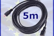 5M Premium HDMI Cable Male to Male Gold Plated HD HDTV PS3 XBOX 360 BlueRay #124
